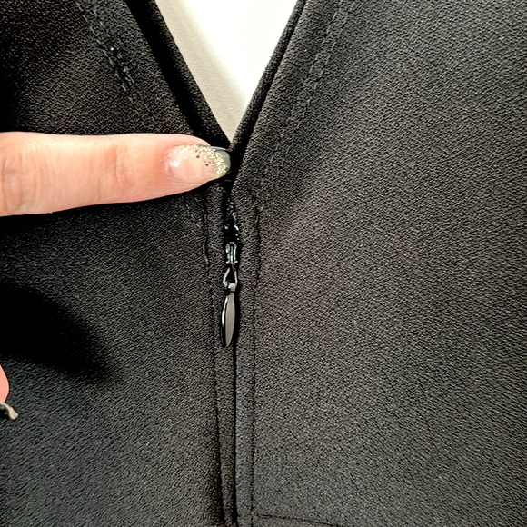 NWT Abercrombie Plunge V-Neck Midi Dress with Slit - Picture 6 of 6